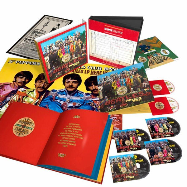 初回UK盤 Sgt. Pepper's lonly harts club b OTD in 1967 the UK LP of Sgt. Pepper's Lonely Hearts Club