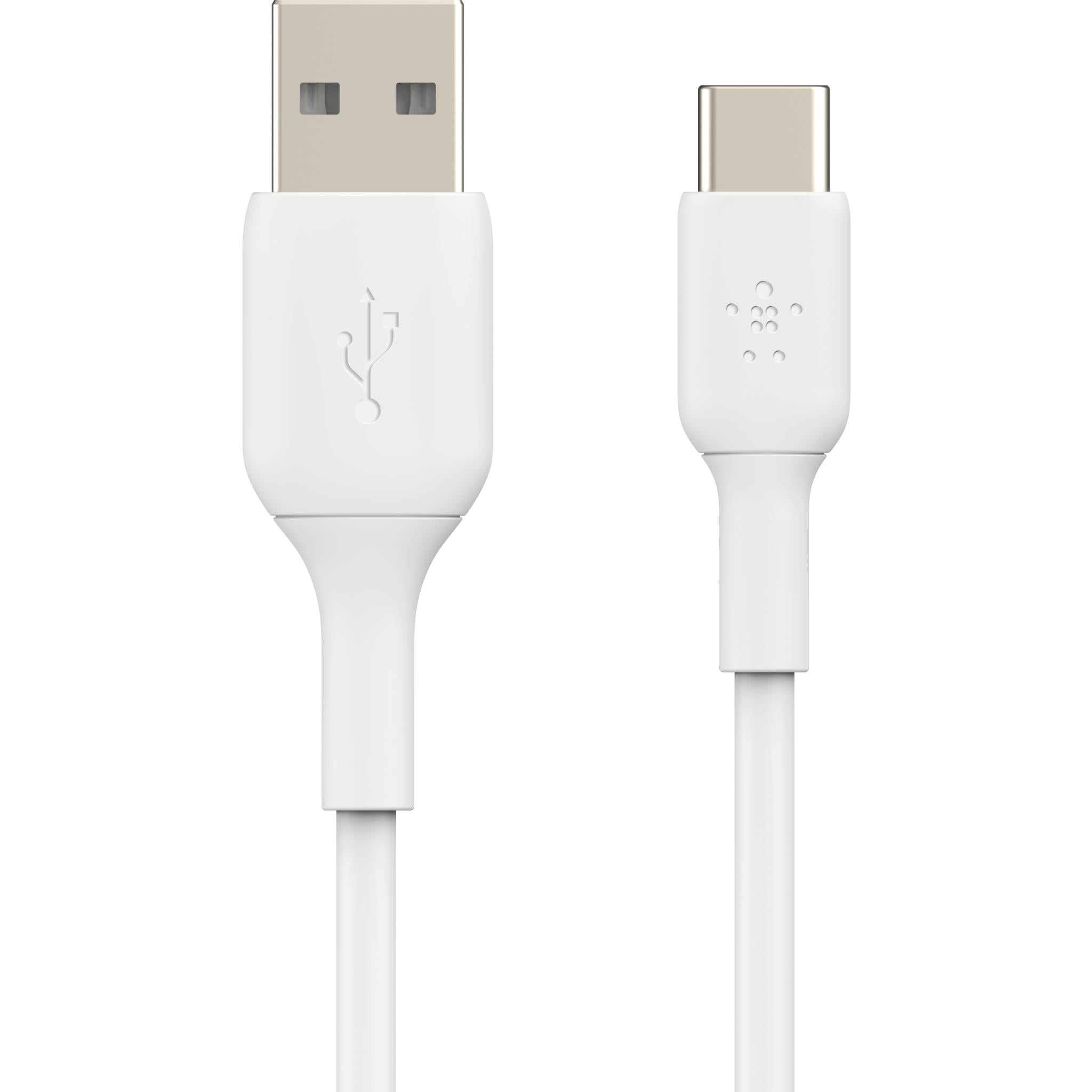 Belkin BoostUP CHARGE USB-A to USB-C 1m Cable (White) - JB Hi-Fi