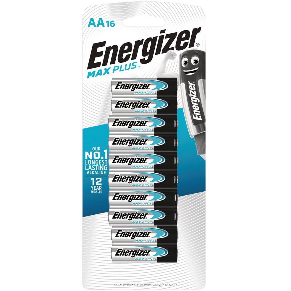 Energizer Max Plus AA Batteries (16pk) JB HiFi