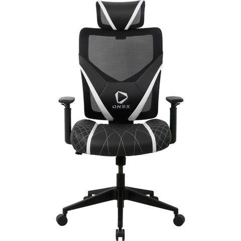ONEX GE300 Breathable Ergonomic Gaming / Office Chair (Black/White)