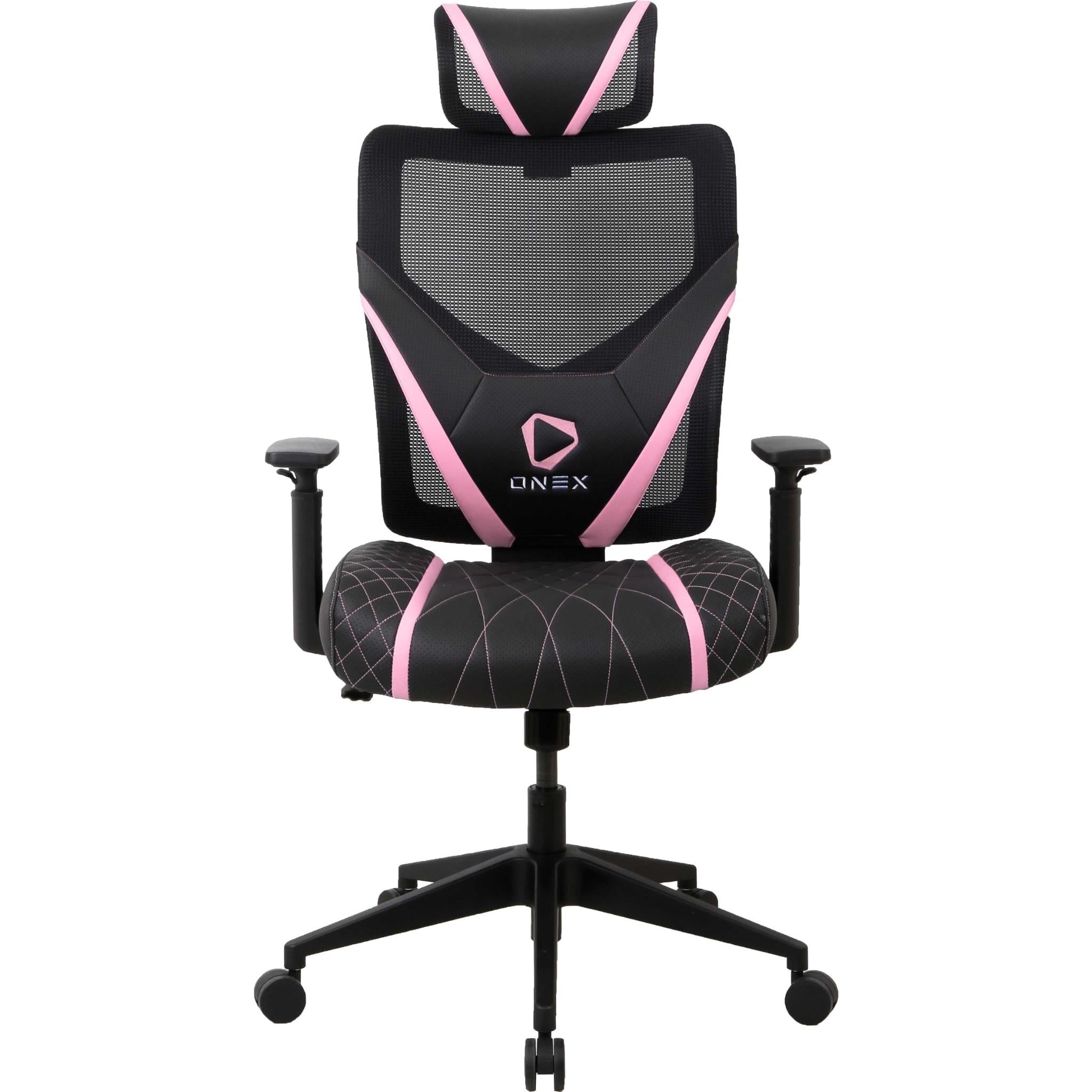 ONEX GE300 Breathable Ergonomic Gaming Office Chair (Black/Pink