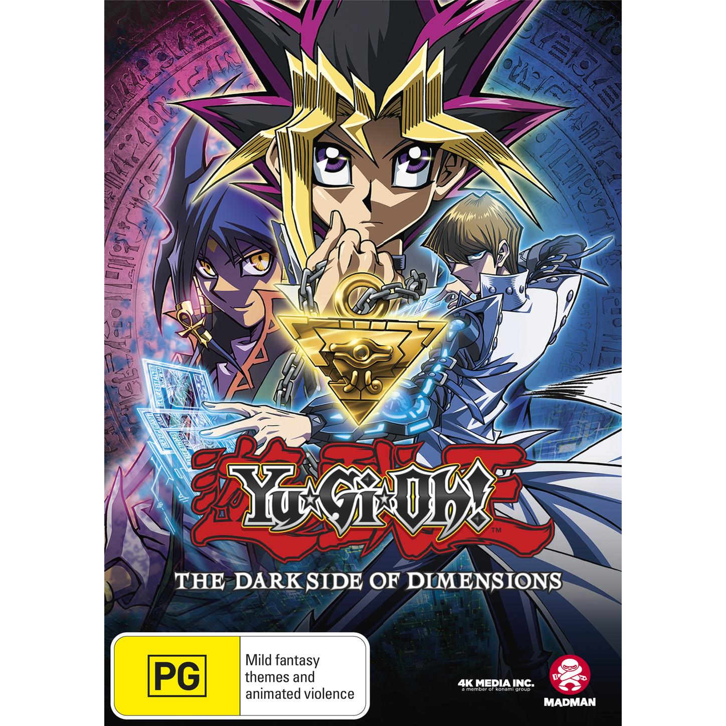 Dvd Filme Yugioh Dark Side Dimensions + Piramide De Luz +2