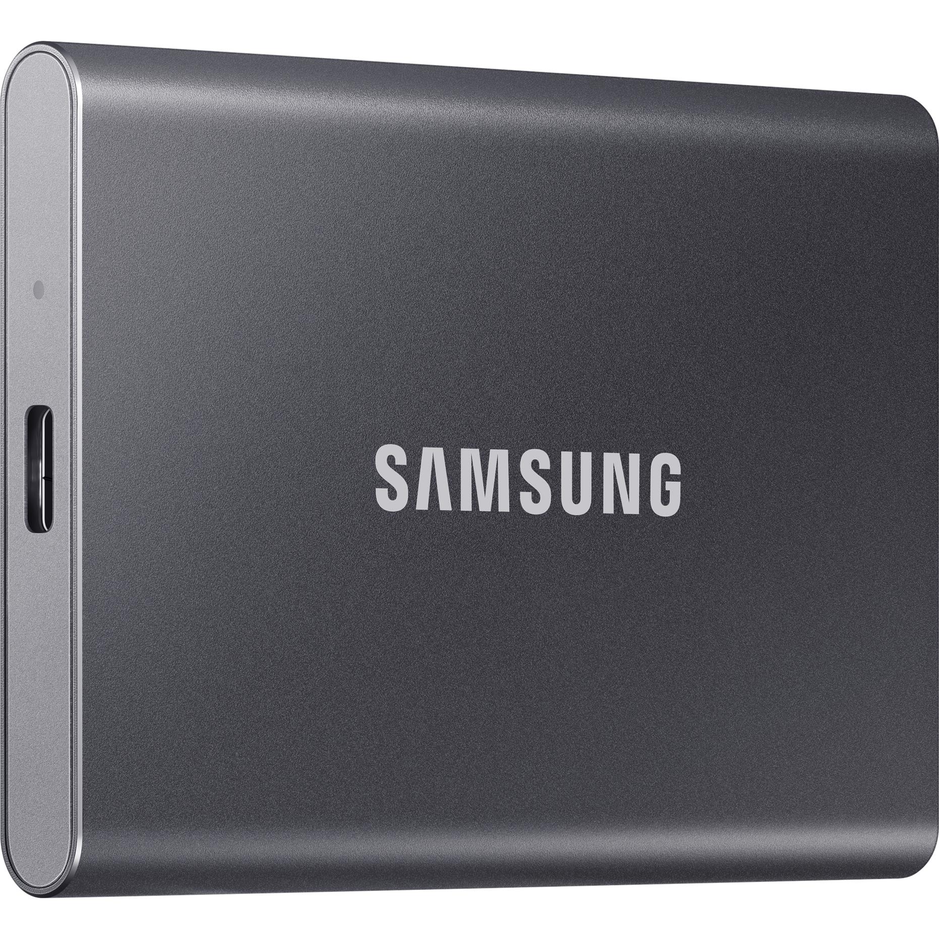 overførsel Forøge Kænguru Samsung T7 Portable SSD Drive [1TB](Titan Gray) - JB Hi-Fi