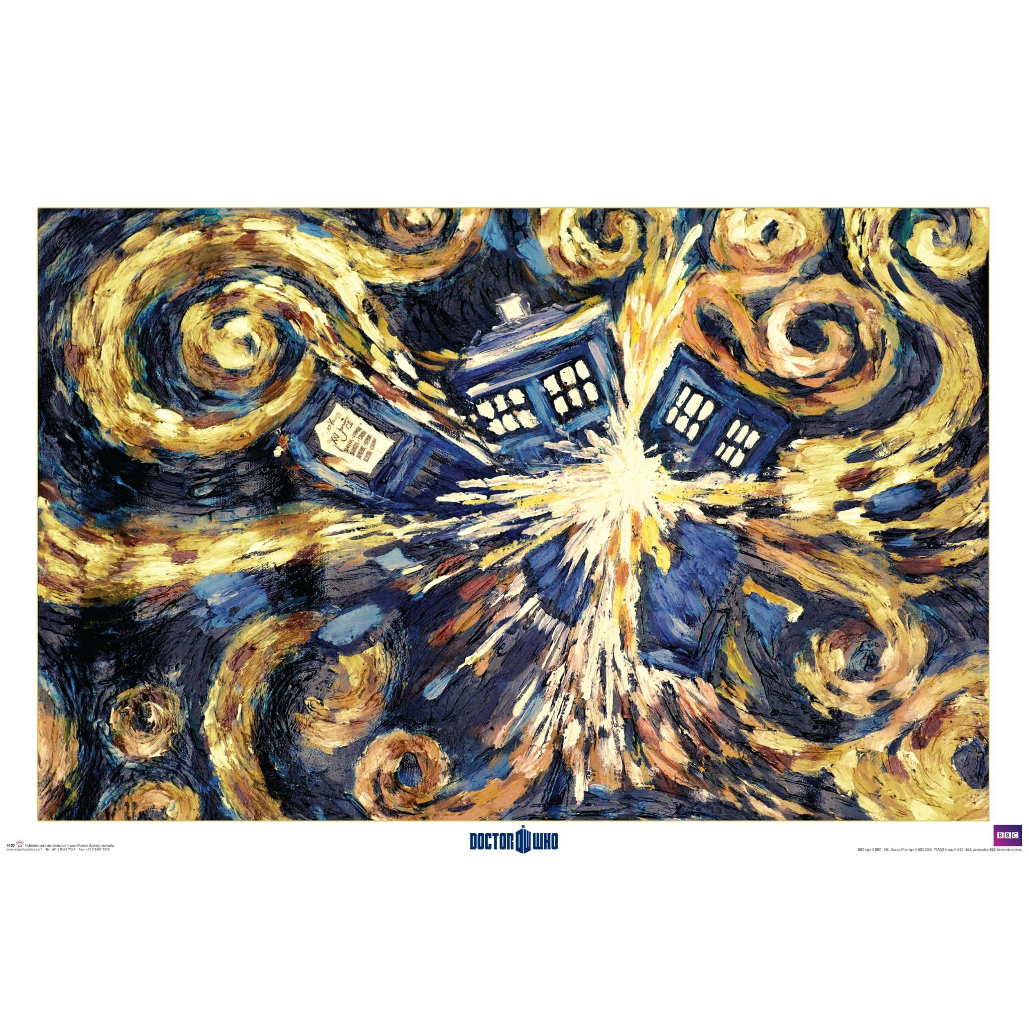 Doctor Who Exploding Tardis Poster JB Hi-Fi - Main Image
