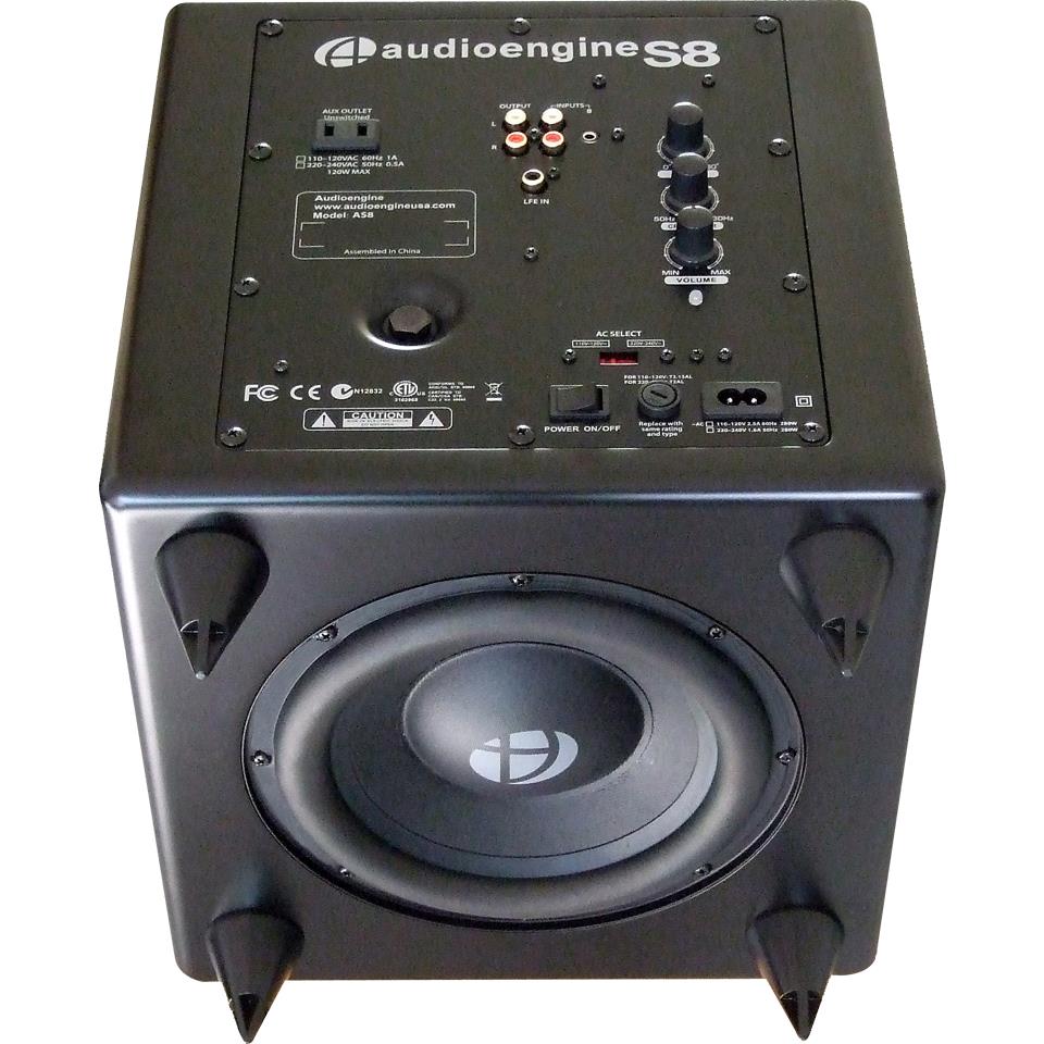 Audioengine S8 Subwoofer (Black) JB HiFi