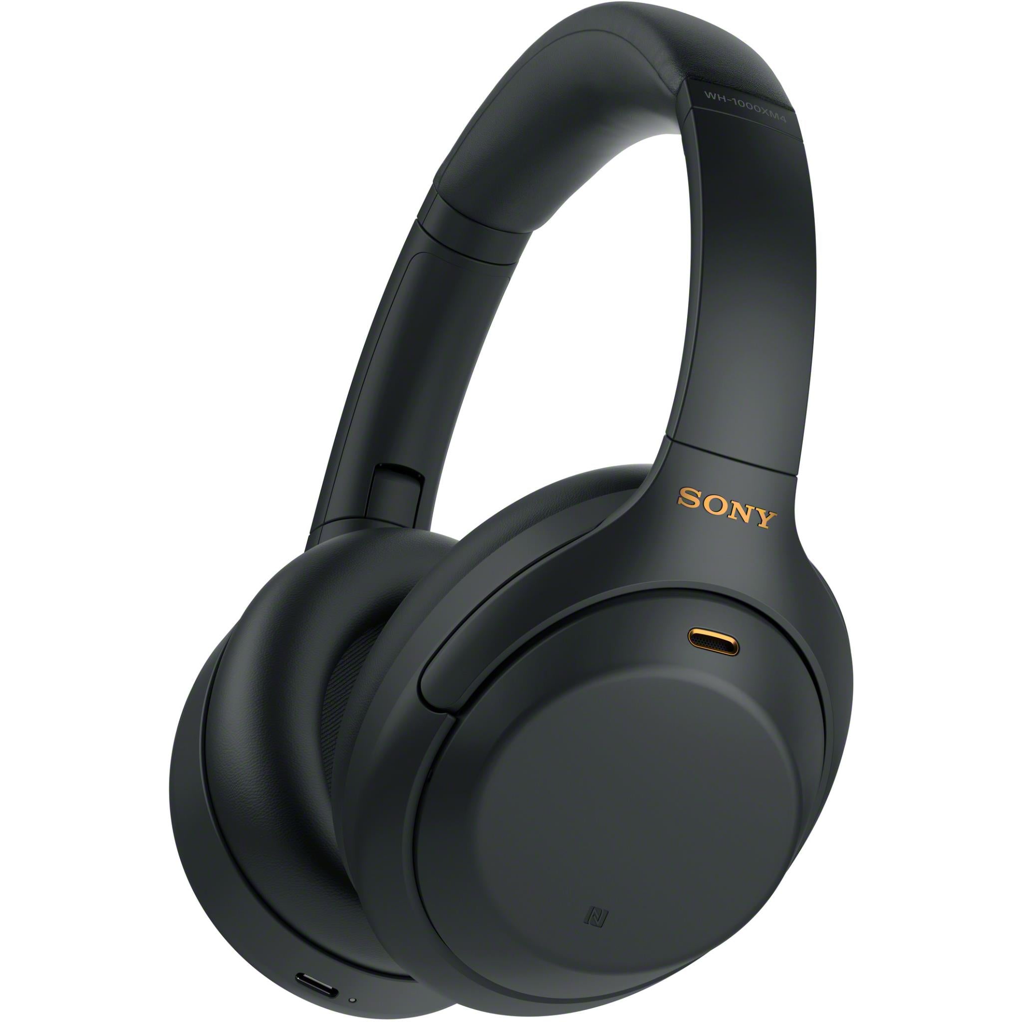 Wireless　Headphones　Sony　JB　Cancelling　Over-Ear　WH-1000XM4　Hi-Fi　Noise　(Black)