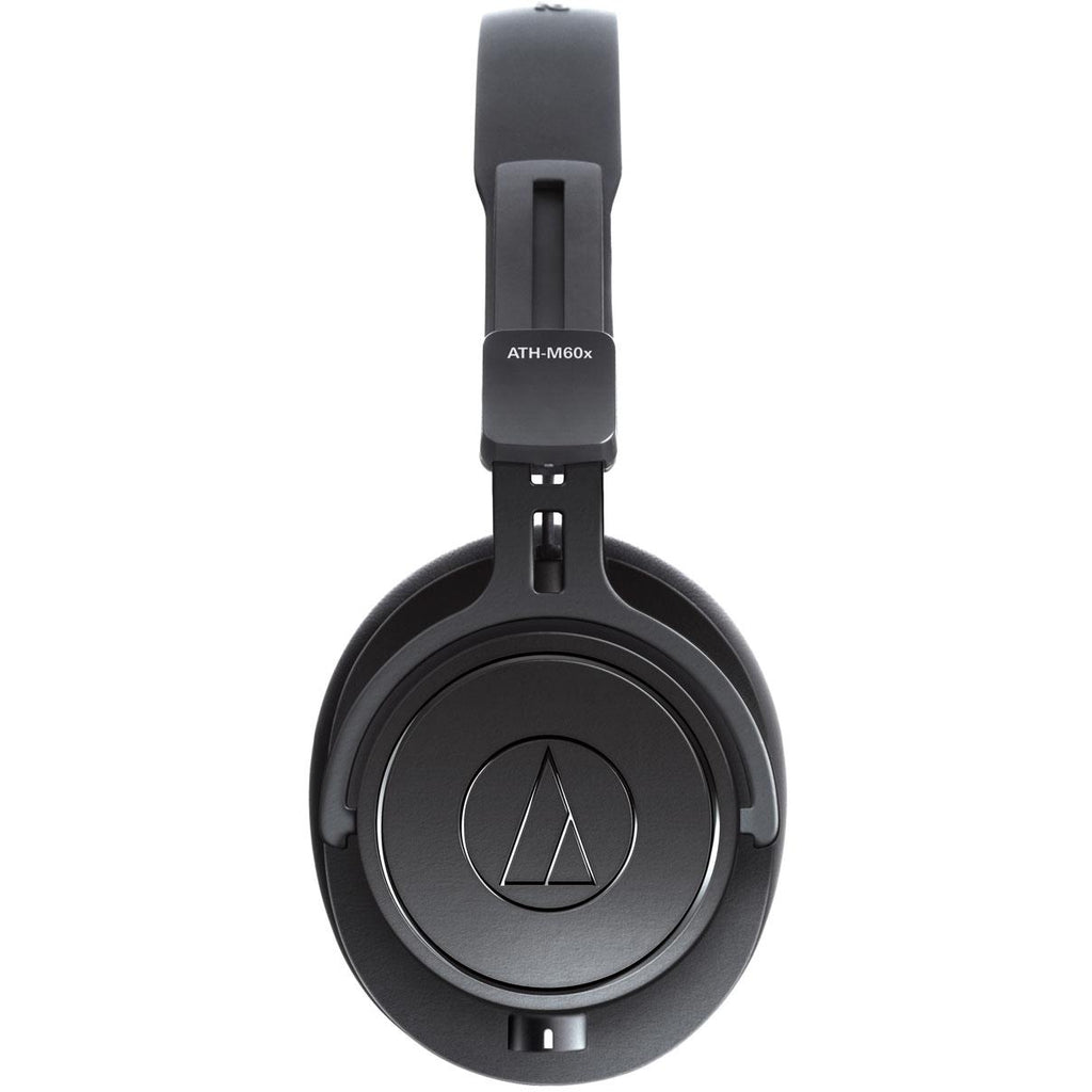 AudioTechnica ATHM60X OverEar Wired Headphones (Black) JB HiFi