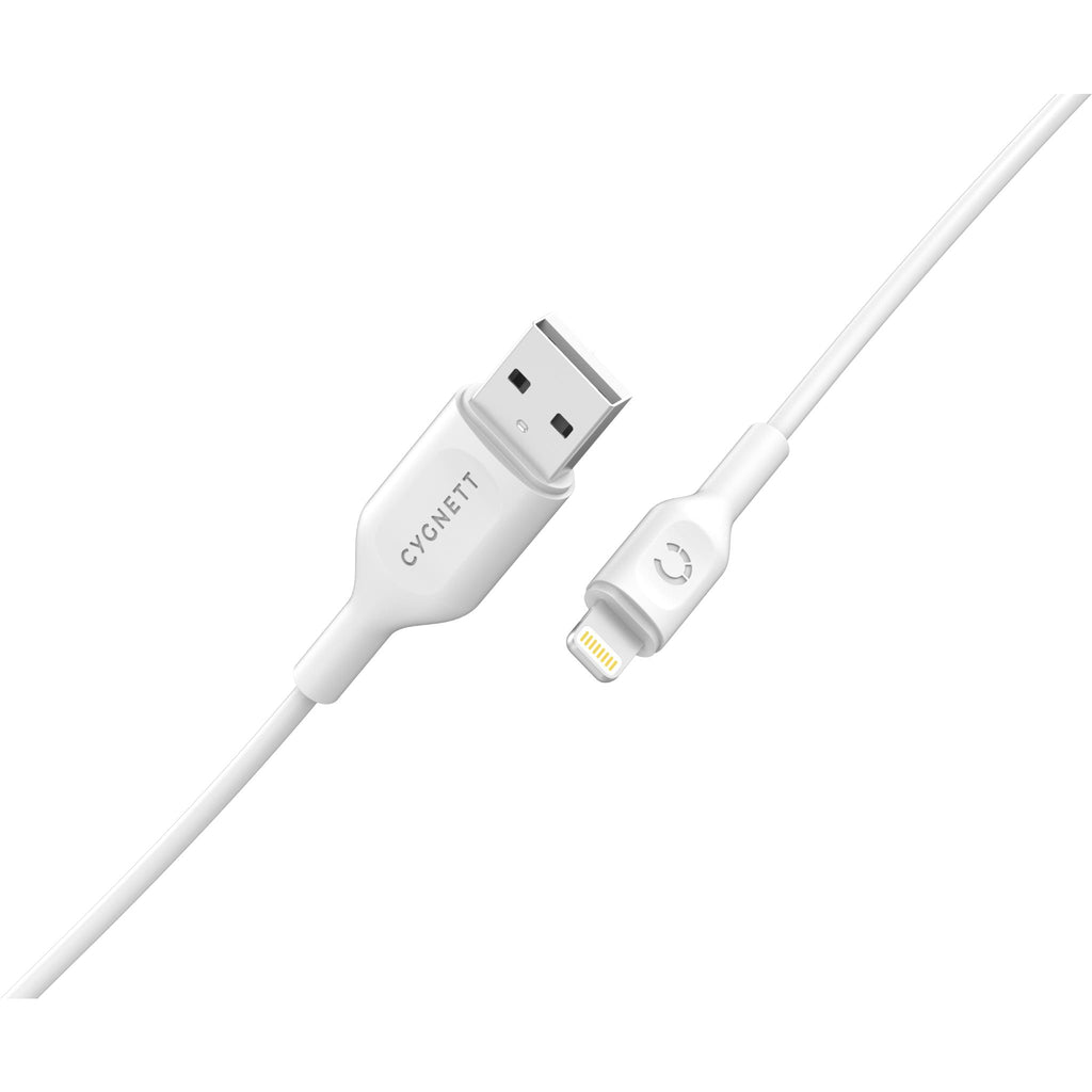Charge & Connect Lightning to USBA Cable 1.2m (White) JB HiFi
