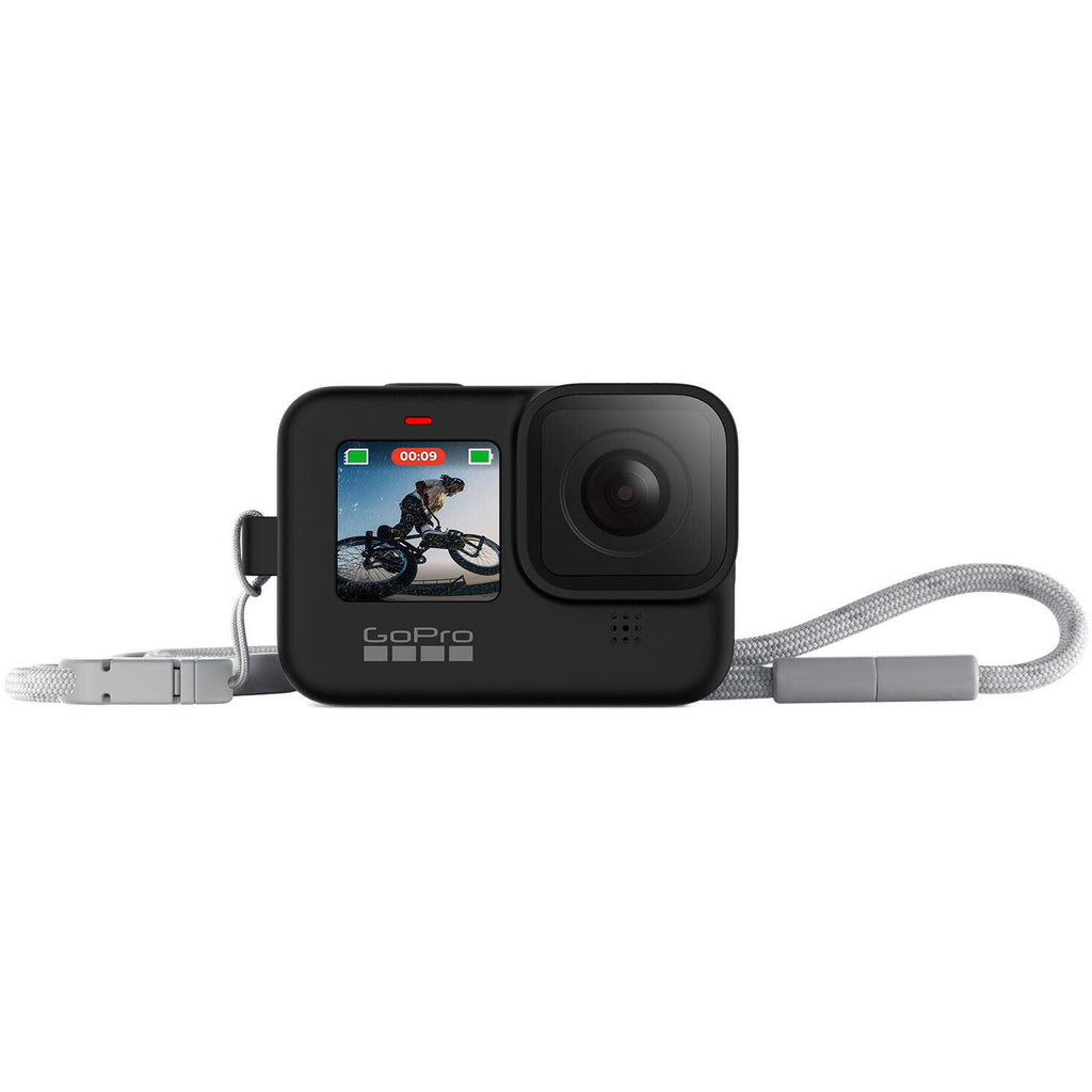 GoPro Sleeve + Lanyard Black (HERO9 Black) JB HiFi