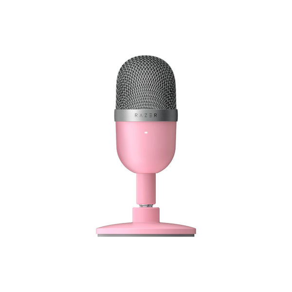 Razer Seiren Mini - Ultra-Compact Condenser Microphone Quartz (Pink) - JB  Hi-Fi