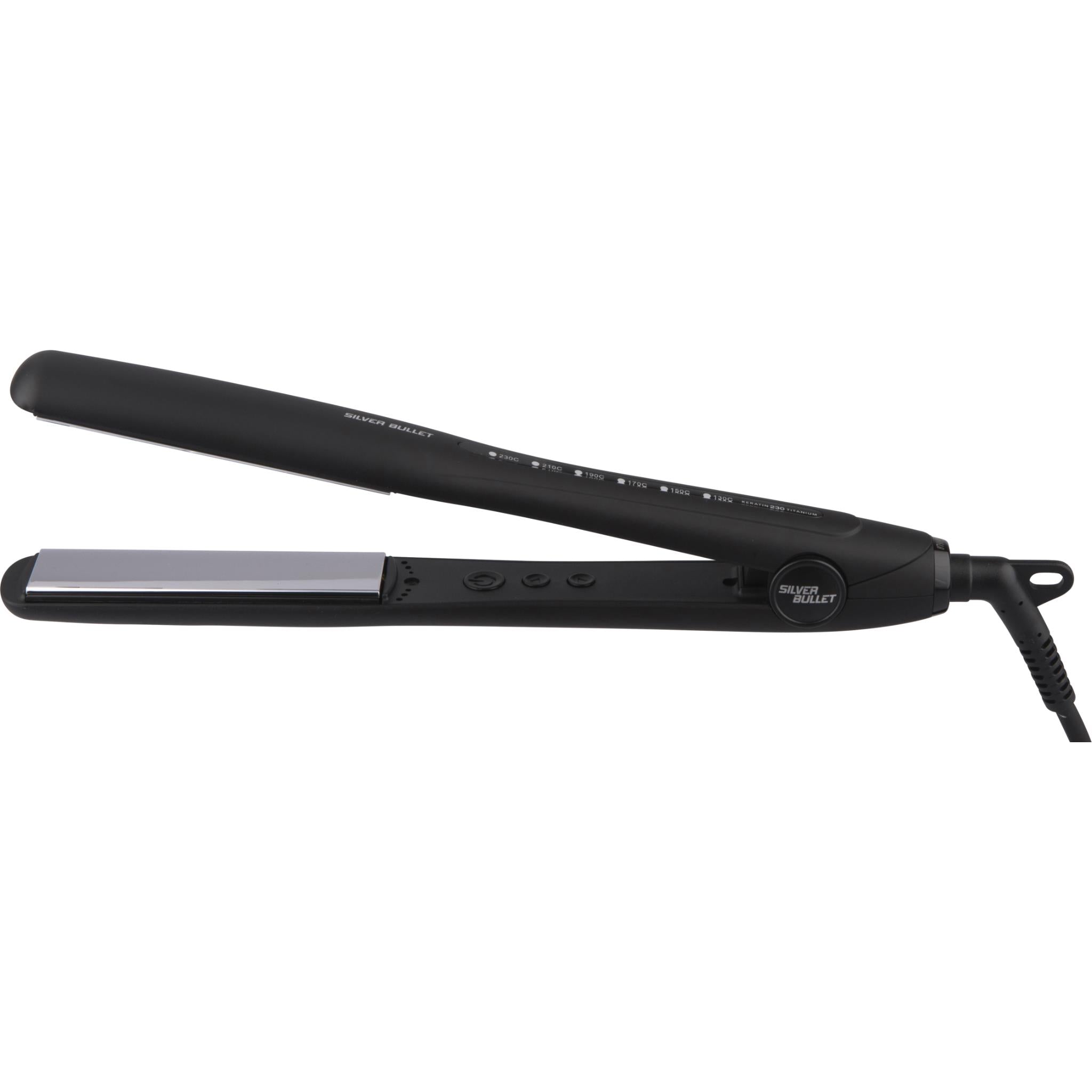 Silver Bullet Keratin 230 25mm Wide Hair Straightener (Silver