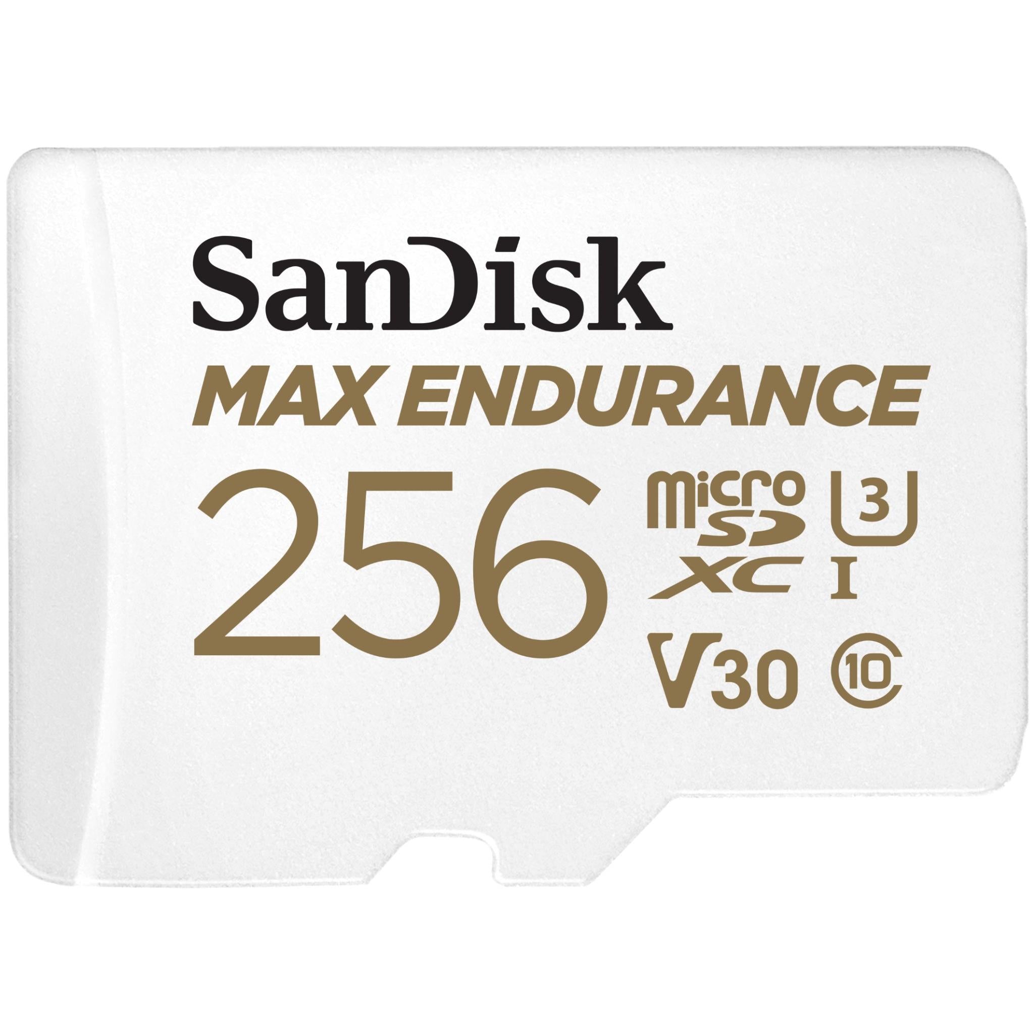 SanDisk Max Endurance MicroSDXC 256GB Memory Card - JB Hi-Fi