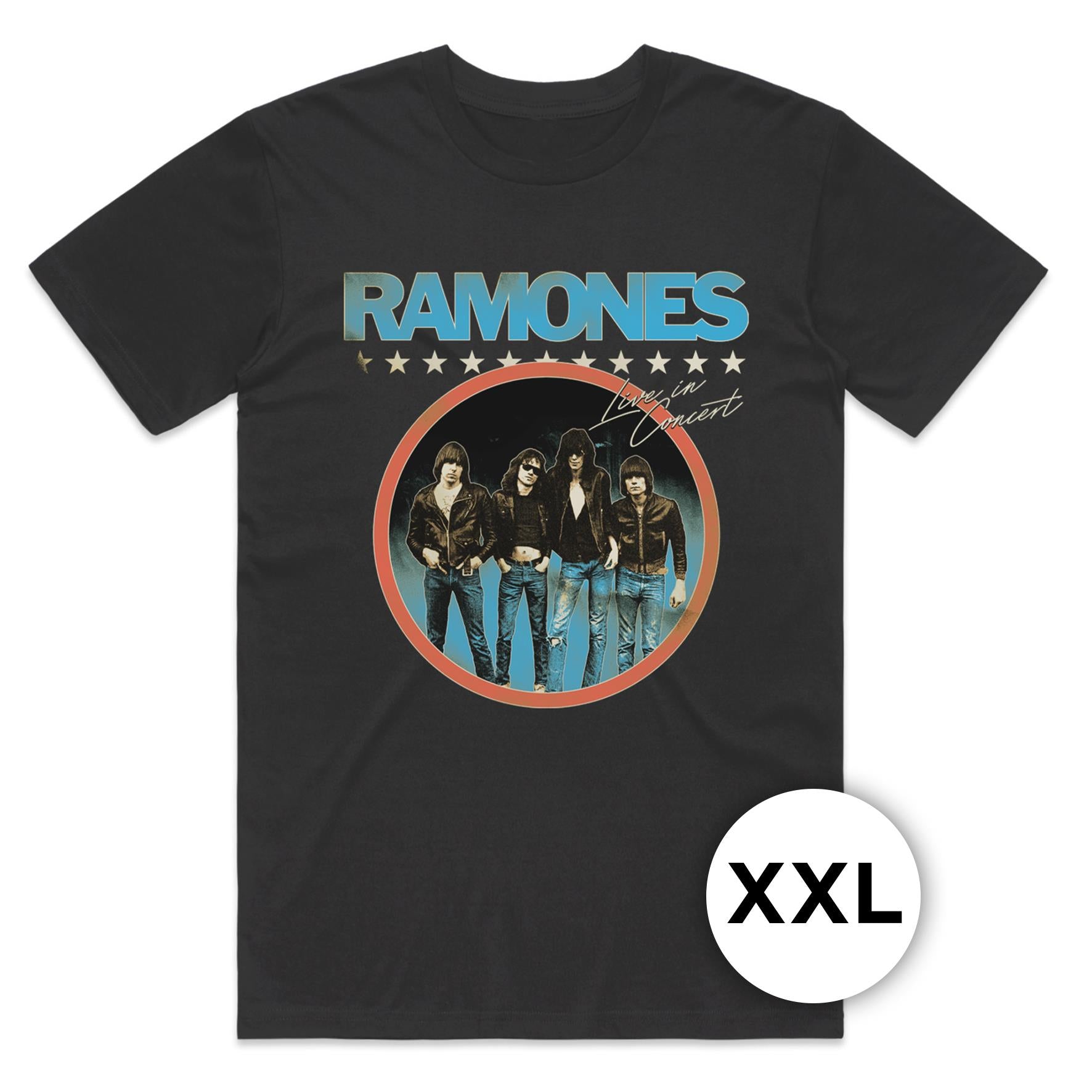 The Ramones Live in Concert T-Shirt (XXL) JB Hi-Fi