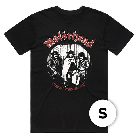 Motorhead - Leeds & Newcastle 81' T-Shirt (Small)