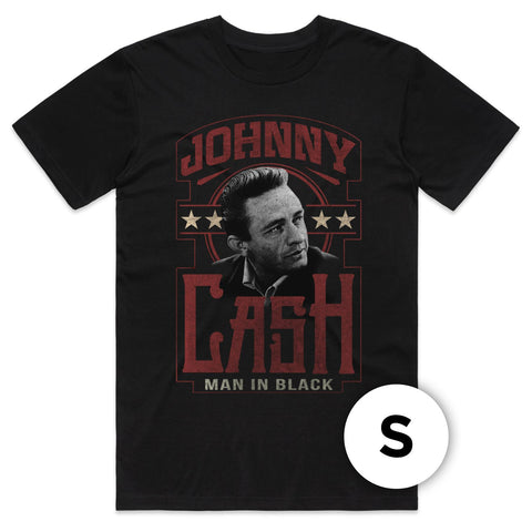 Johnny Cash - Man In Black T-Shirt (Small)