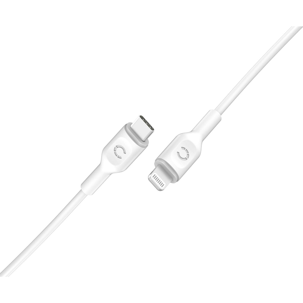 Charge & Connect Lightning to USBC Cable 2.2m (White) JB HiFi