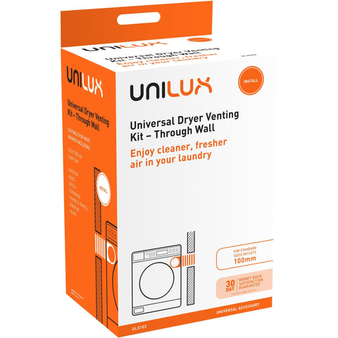 Unilux Universal Dryer Venting Kit Through Wall