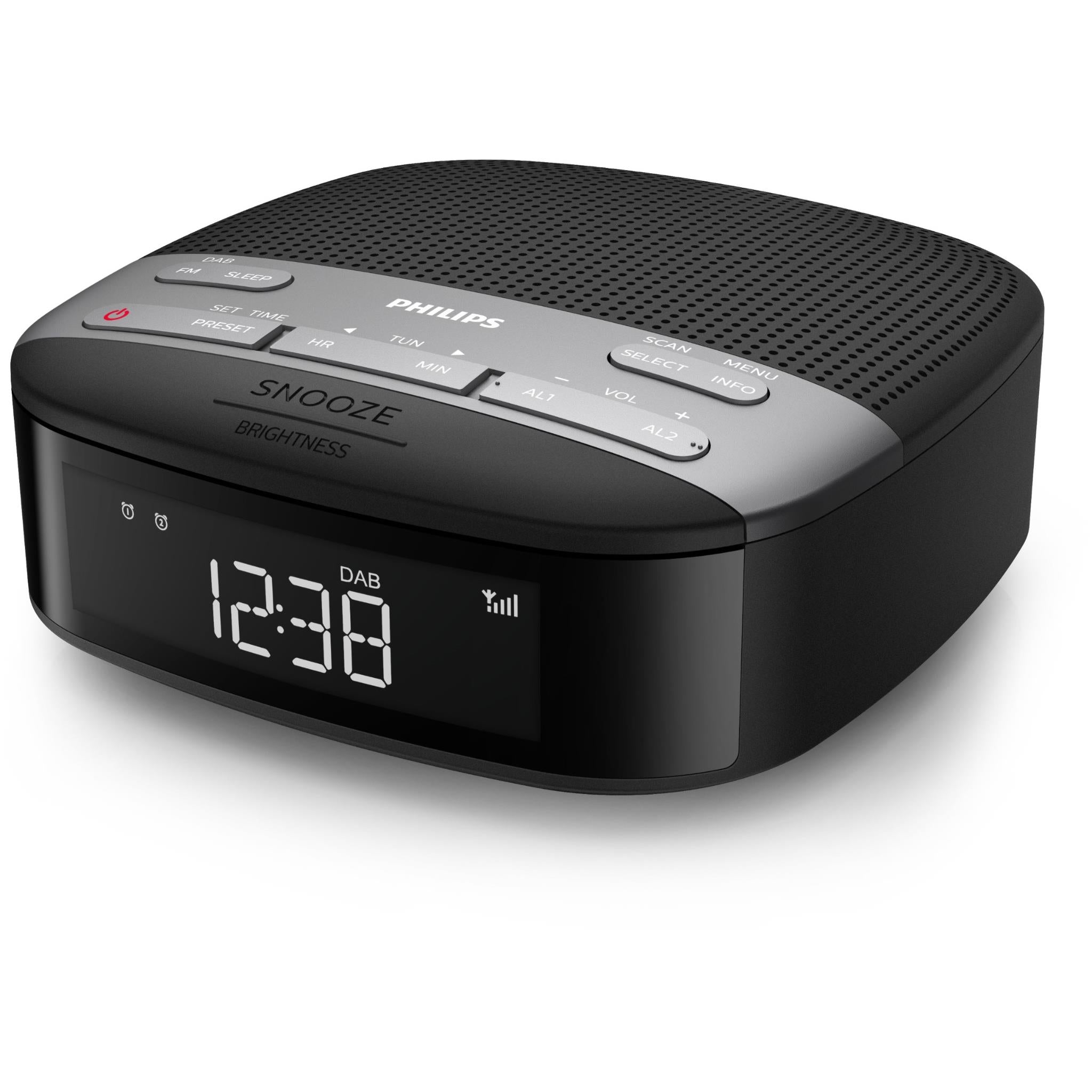 Philips DAB+ Dual Alarm Clock Radio JB Hi-Fi - Main Image