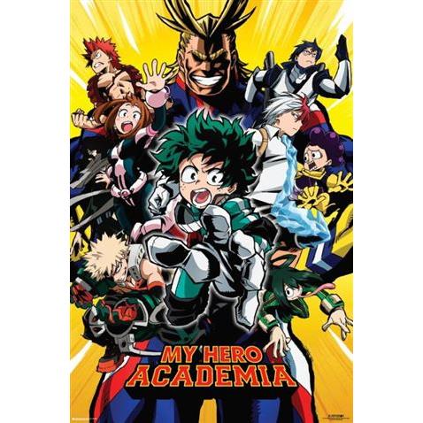 My Hero Academia - Anime TV Show Door Poster (All Characters) (Size: 21 x  62)