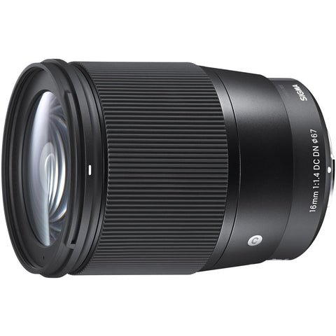 Sigma 16mm f/1.4 DC DN Contemporary Camera Lens for Sony E-Mount