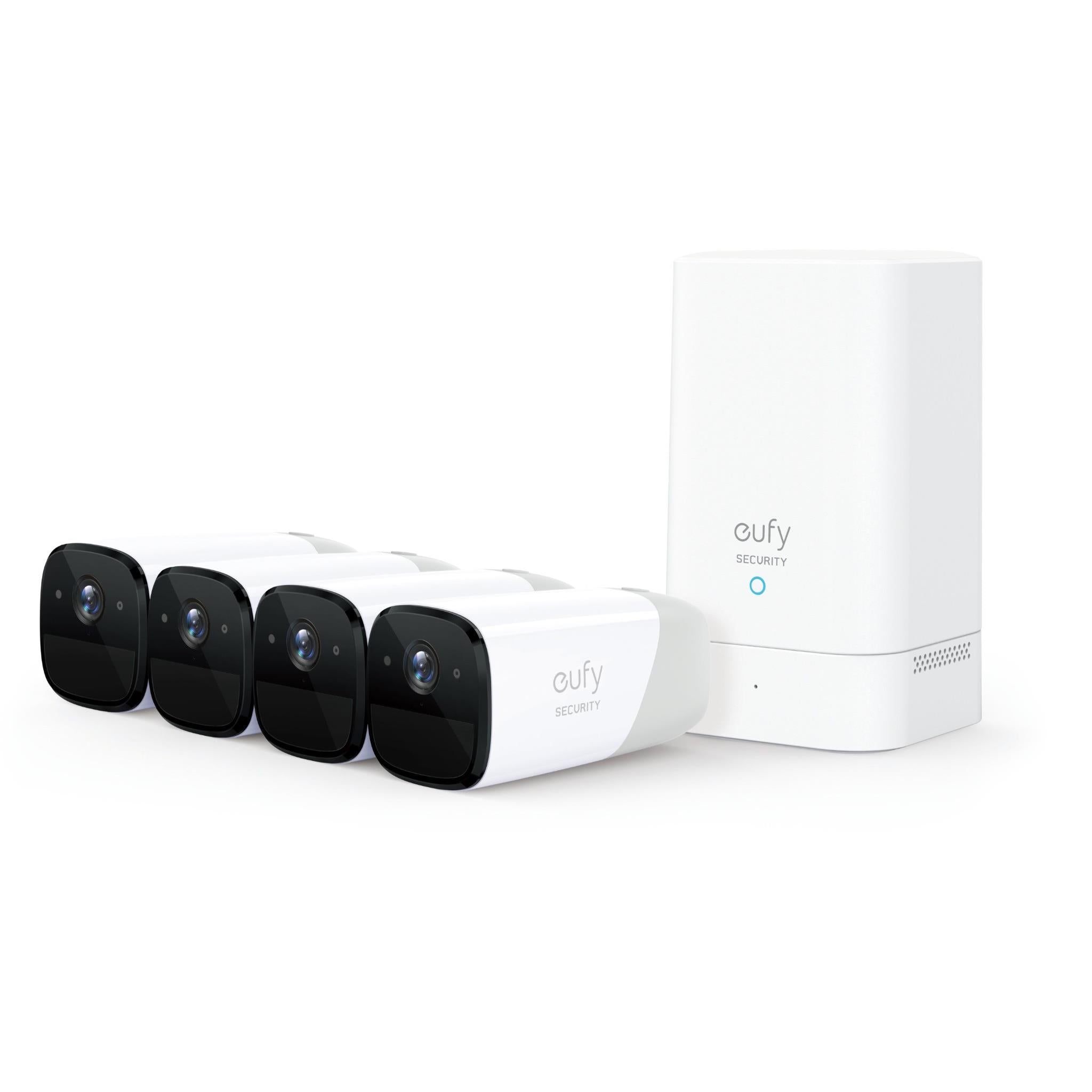 eufy Security Cam 2 Pro 2K Wireless Home Security System (4 Pack) - JB Hi-Fi