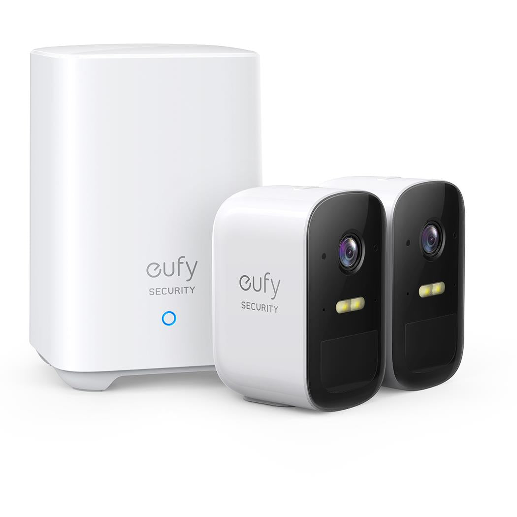 eufy Security eufyCam 2C Pro 2K Wireless Home Security System (2 Pack) - JB  Hi-Fi