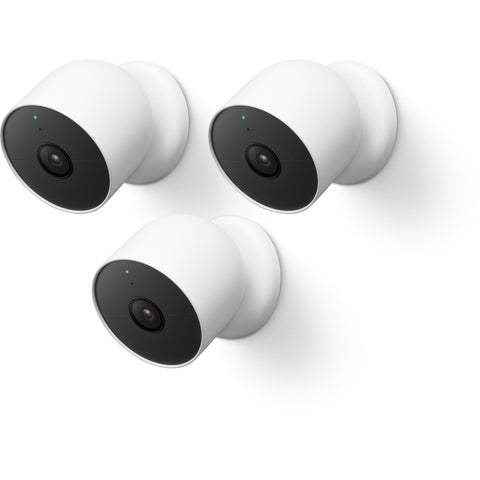 Google Nest  Outdoor/ Indoor Battery Security Camera [3 Pack]