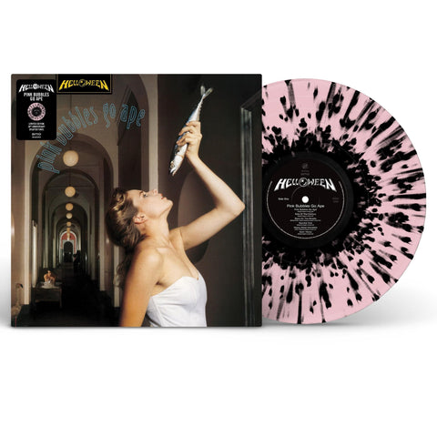 Pink Bubbles Go Ape (Pink / Black Splatter Vinyl)