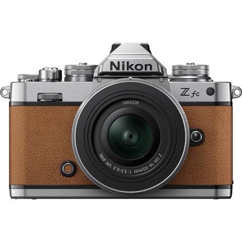Nikon Z fc Mirrorless Camera with Nikkor Z 16-50mm Lens (Amber Brown)