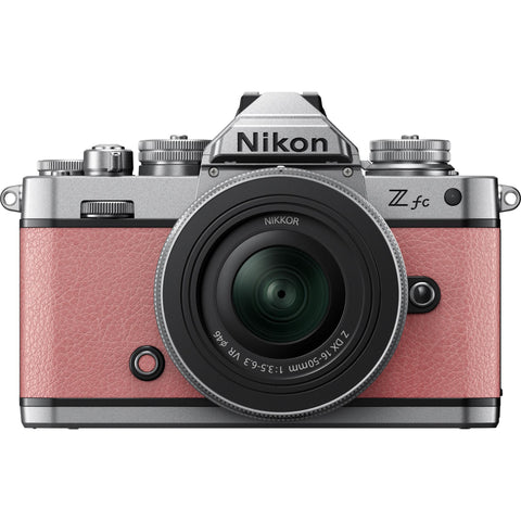 Nikon Z fc Mirrorless Camera with Nikkor Z 16-50mm Lens (Coral Pink)