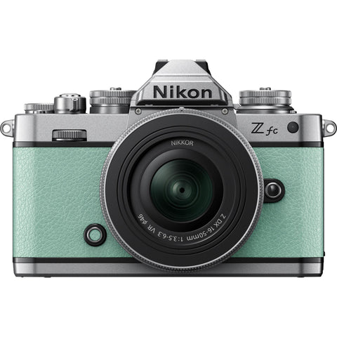 Nikon Z fc Mirrorless Camera with Nikkor Z 16-50mm Lens (Mint Green)