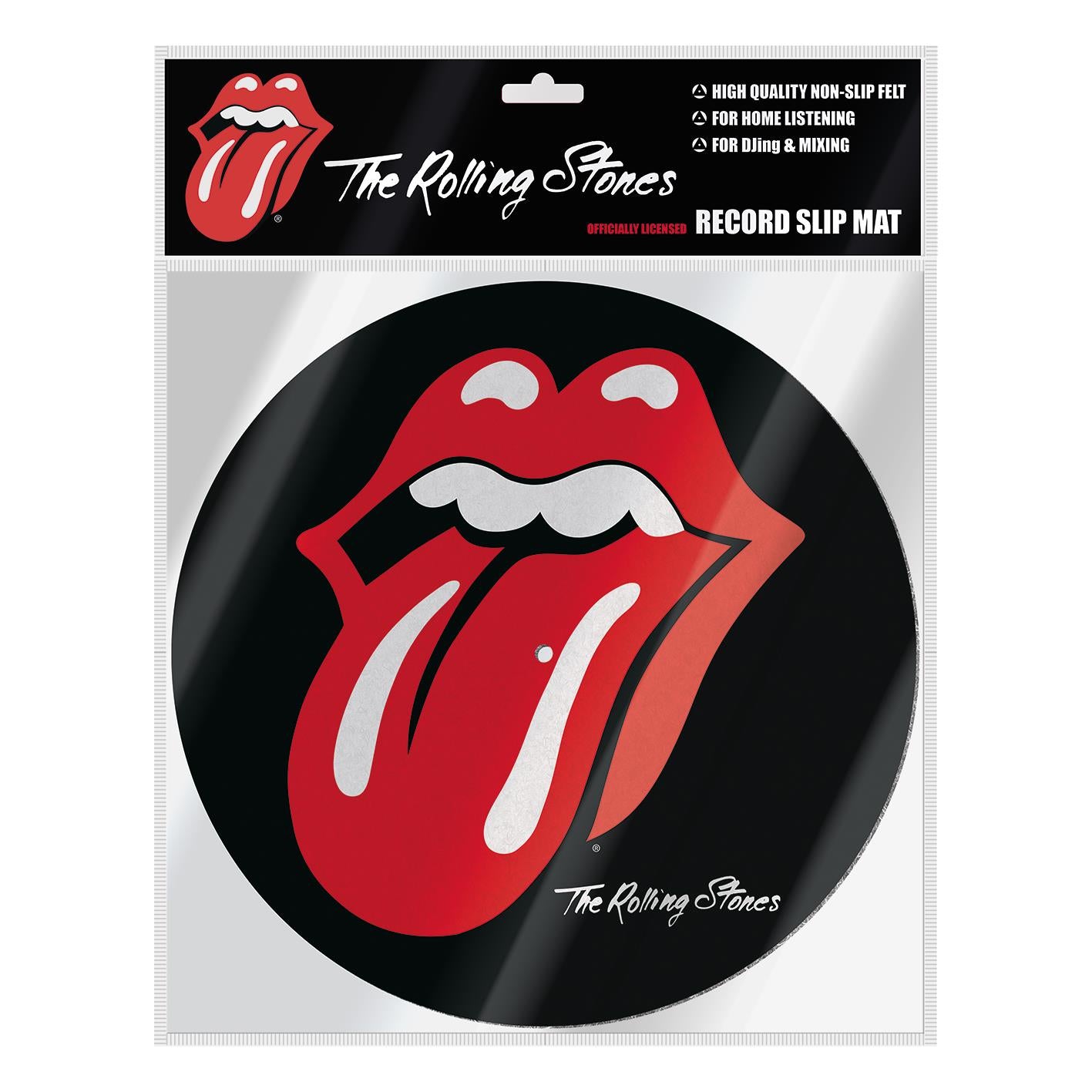 The Rolling Stones Logo Vinyl Record Slipmat (LP) JB Hi-Fi
