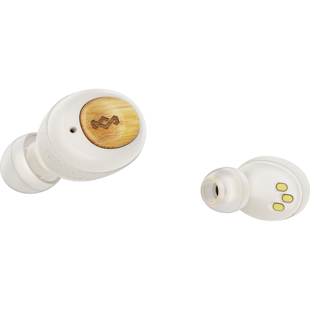 Marley Champion True Wireless InEar Headphones (Cream) JB HiFi