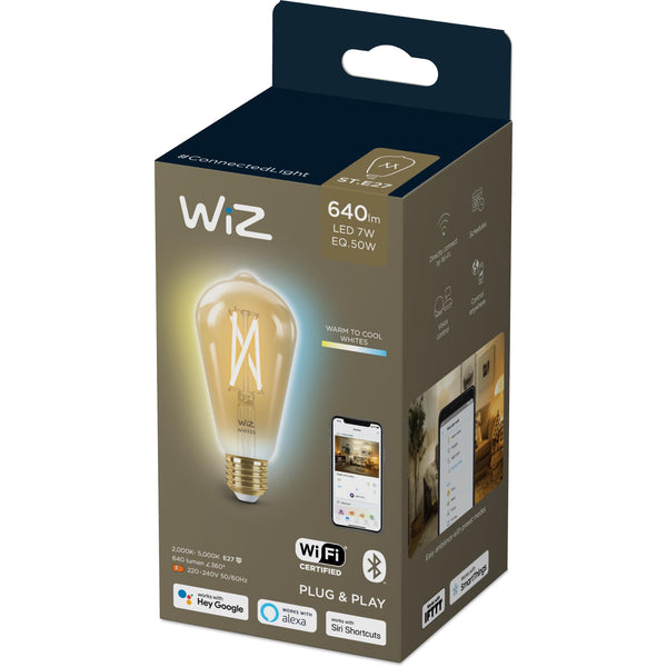 WiZ Filament ST64 E27 Smart Bulb - JB Hi-Fi