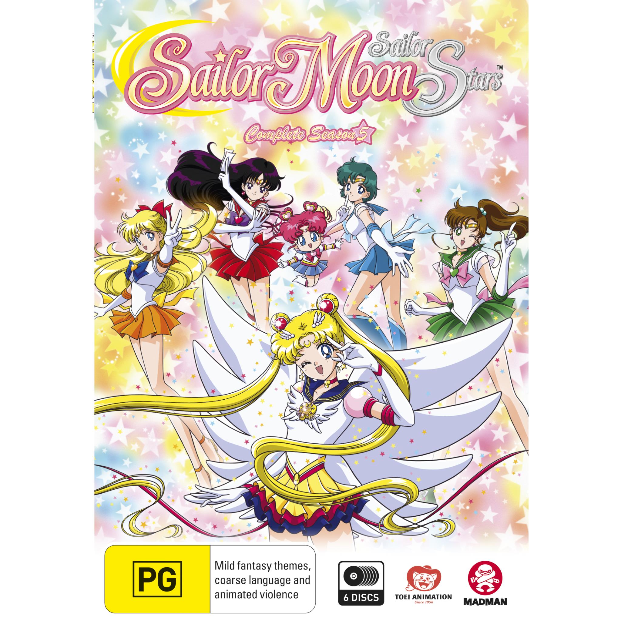 Sailor Moon Sailor Stars (Season 5) Complete Series JB Hi-Fi