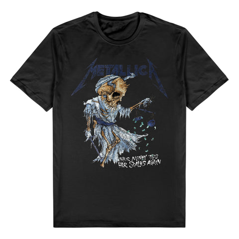 Metallica - Their Money Tips Her Scales Again T-Shirt (Large)