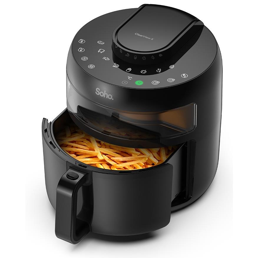 Soho 5L Air Fryer with Cooking Window & Digital Touch Control JB HiFi