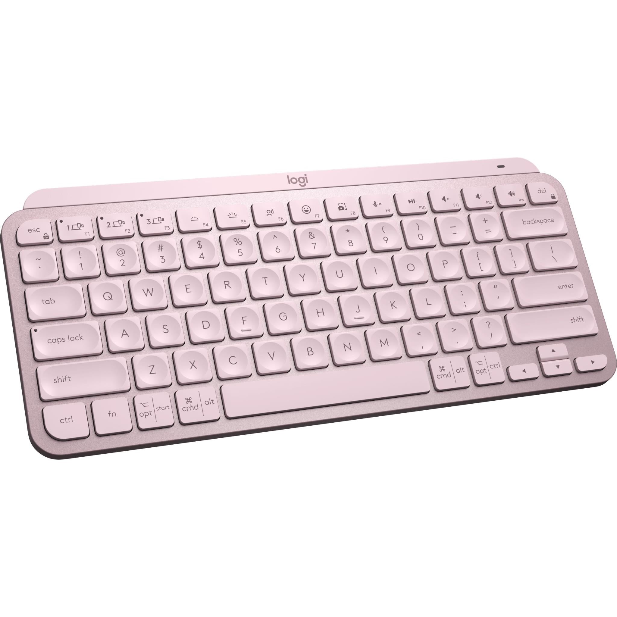 Logitech MX Keys mini Wireless Keyboard (Rose) JB Hi-Fi