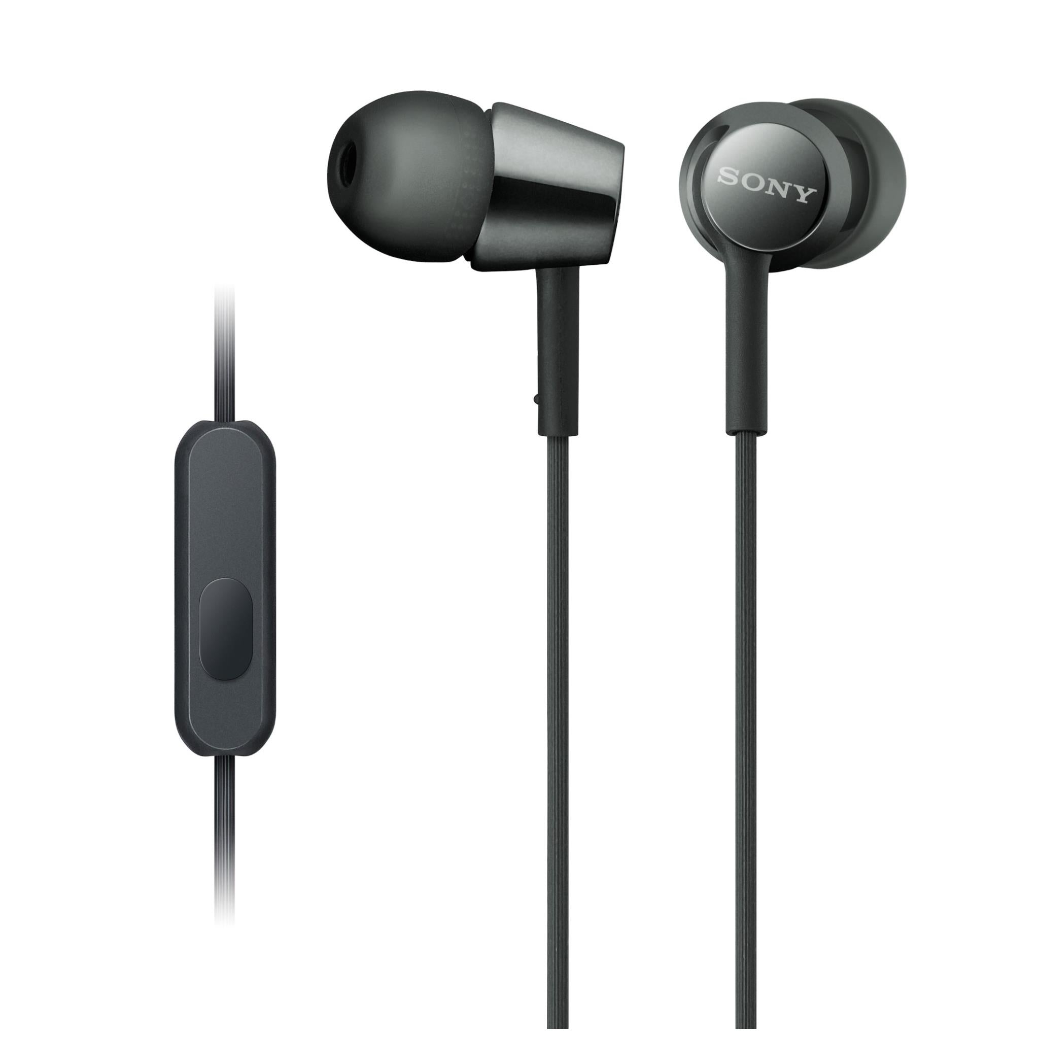 Sony MDR-EX155AP In-Ear Headphones (Black) JB Hi-Fi