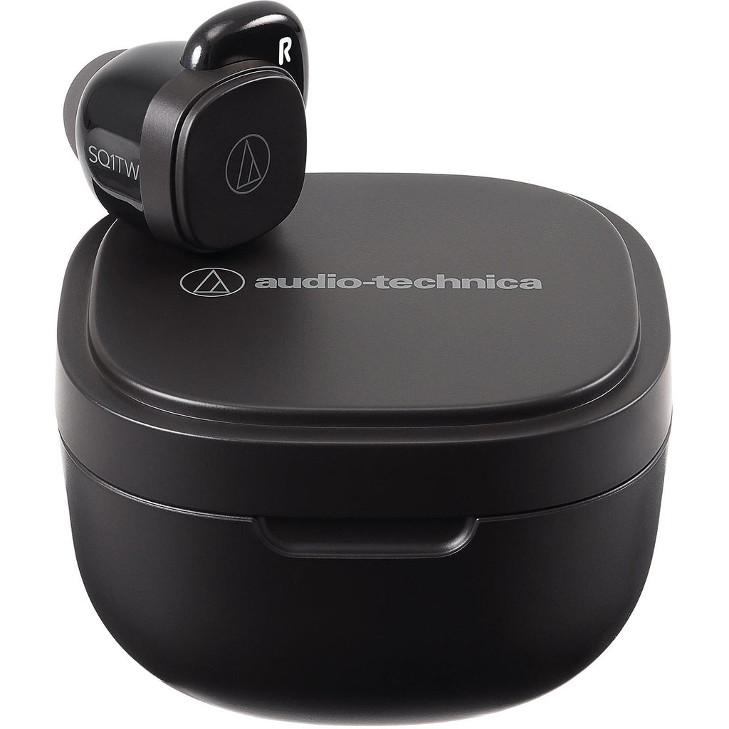 AudioTechnica ATHSQ1TW Truly Wireless InEar Headphones (Black) JB