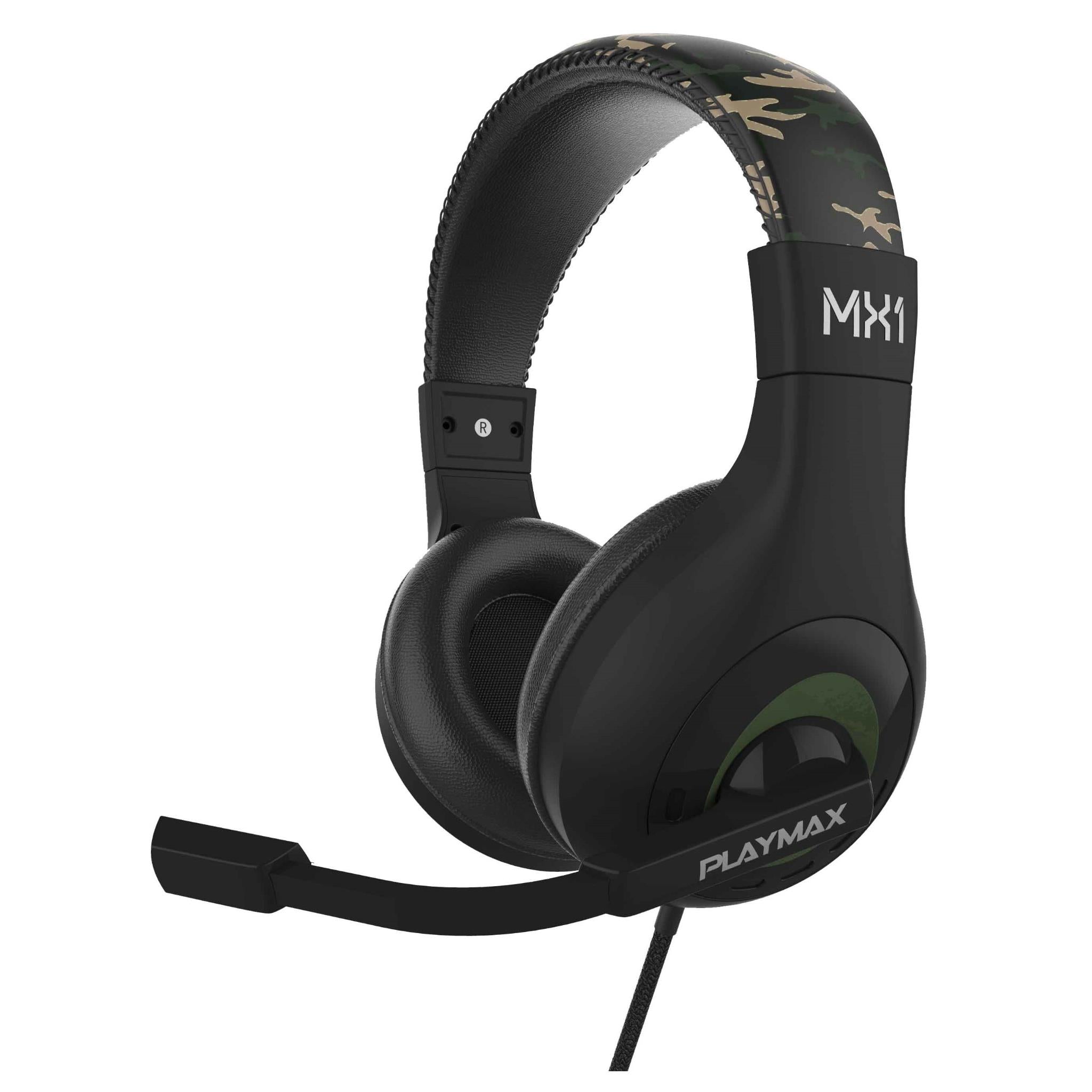 Playmax MX1 Universal Gaming Headset Jungle Camo Edition JB Hi-Fi