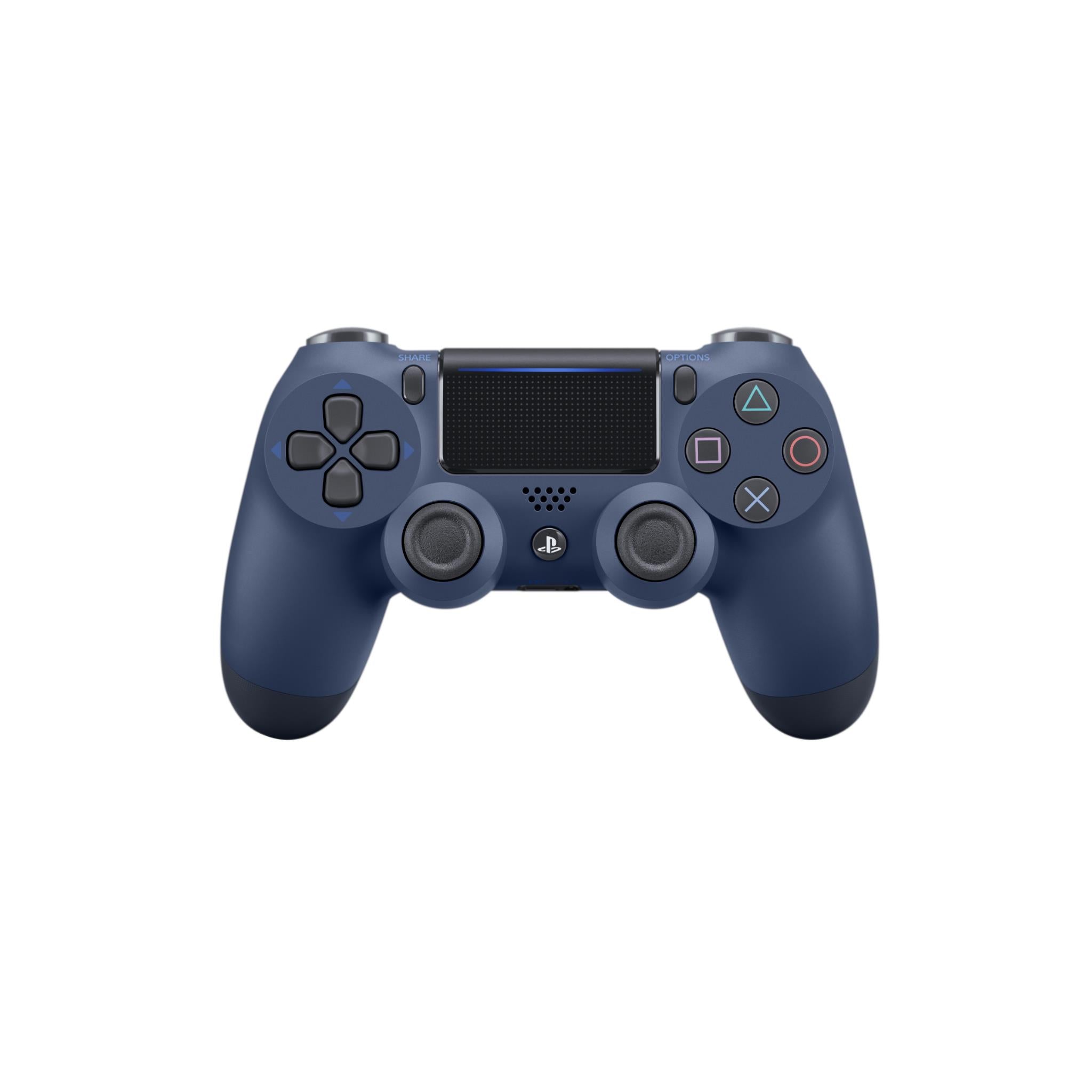 PS4 PlayStation 4 Dualshock 4 Wireless Controller Midnight Blue - JB Hi-Fi