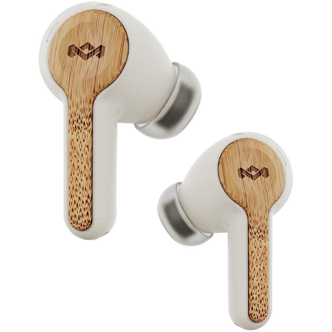 Marley Rebel True Wireless In-Ear Headphones (Cream) JB Hi-Fi