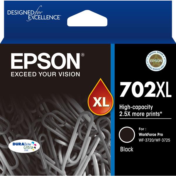 Epson 254 XL DURABrite Ultra Black Ink Cartridge thumbnail 3