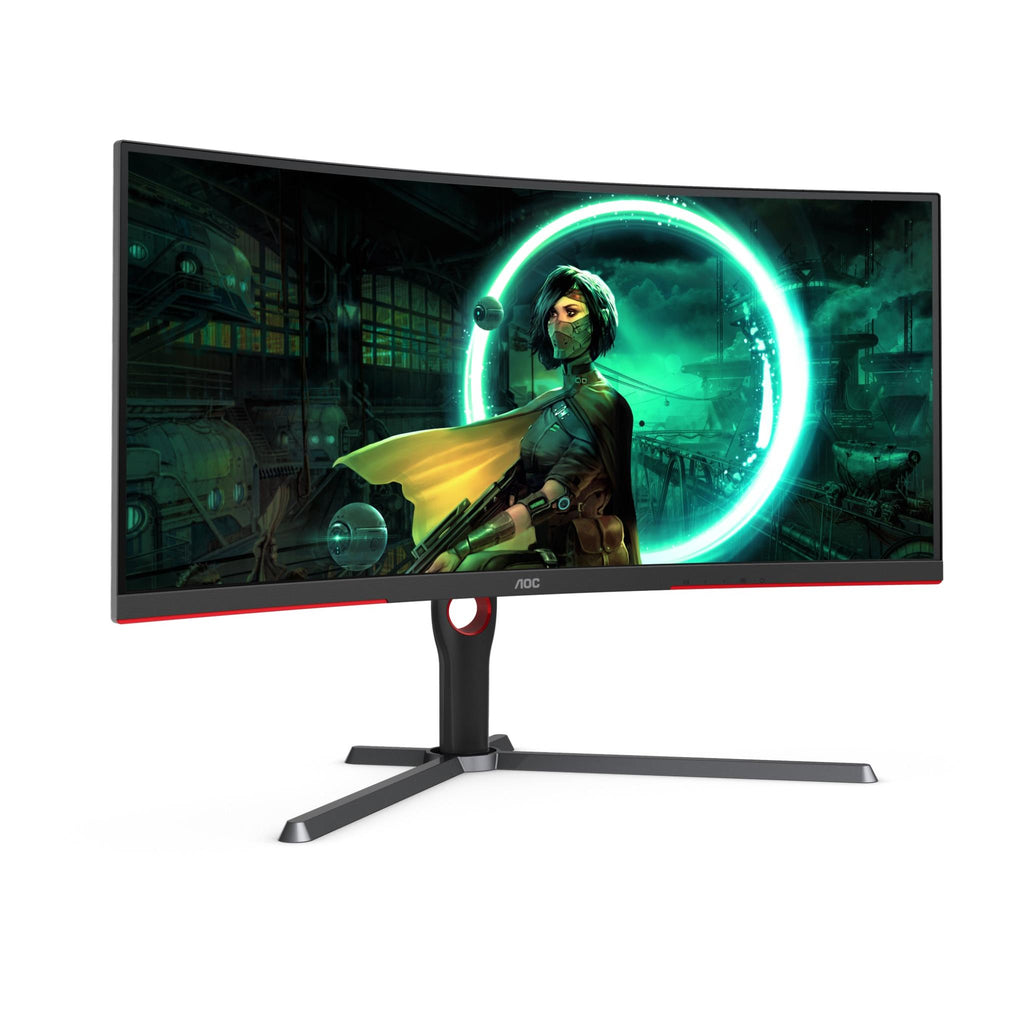 AOC CU34G3S 34" WQHD 165Hz Curved Gaming Monitor JB HiFi
