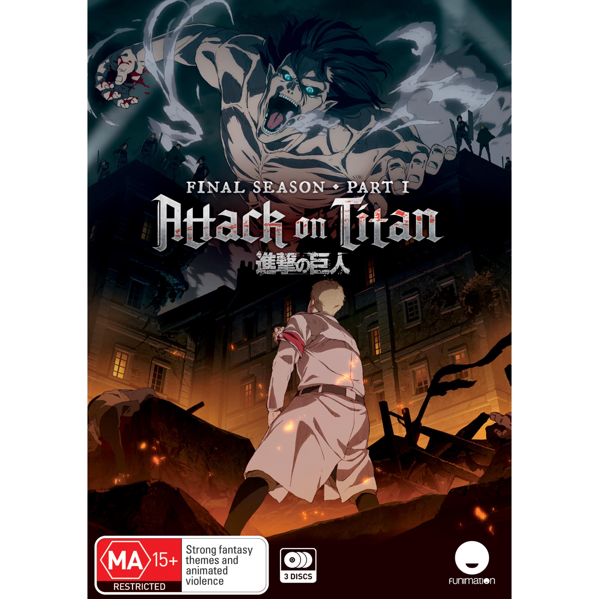 Attack on Titan: Final Season - Part 2 - Blu-ray + DVD : Various, Various:  Movies & TV 