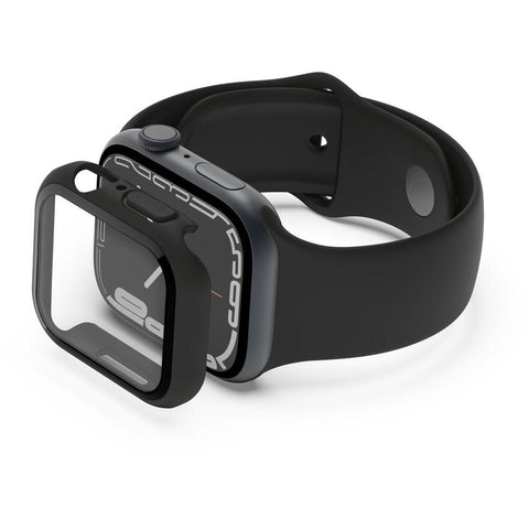 Belkin Tempered Glass Screen Protector for Apple Watch 41mm 4/5/6/7/8/9 & SE/SE2/SE3 (Black)