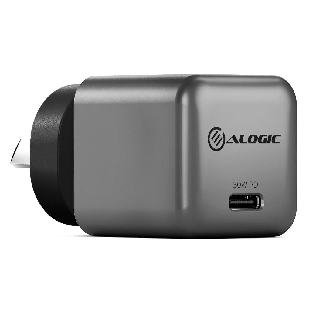 ALOGIC 1X30 Rapid Power 30W USBC GaN Charger JB HiFi