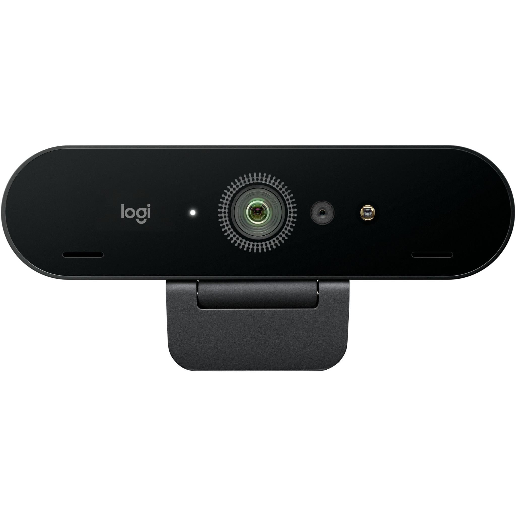 Logitech BRIO Ultra HD Webcam for Video Conferencing Recording and  Streaming (Black) (Renewed)
