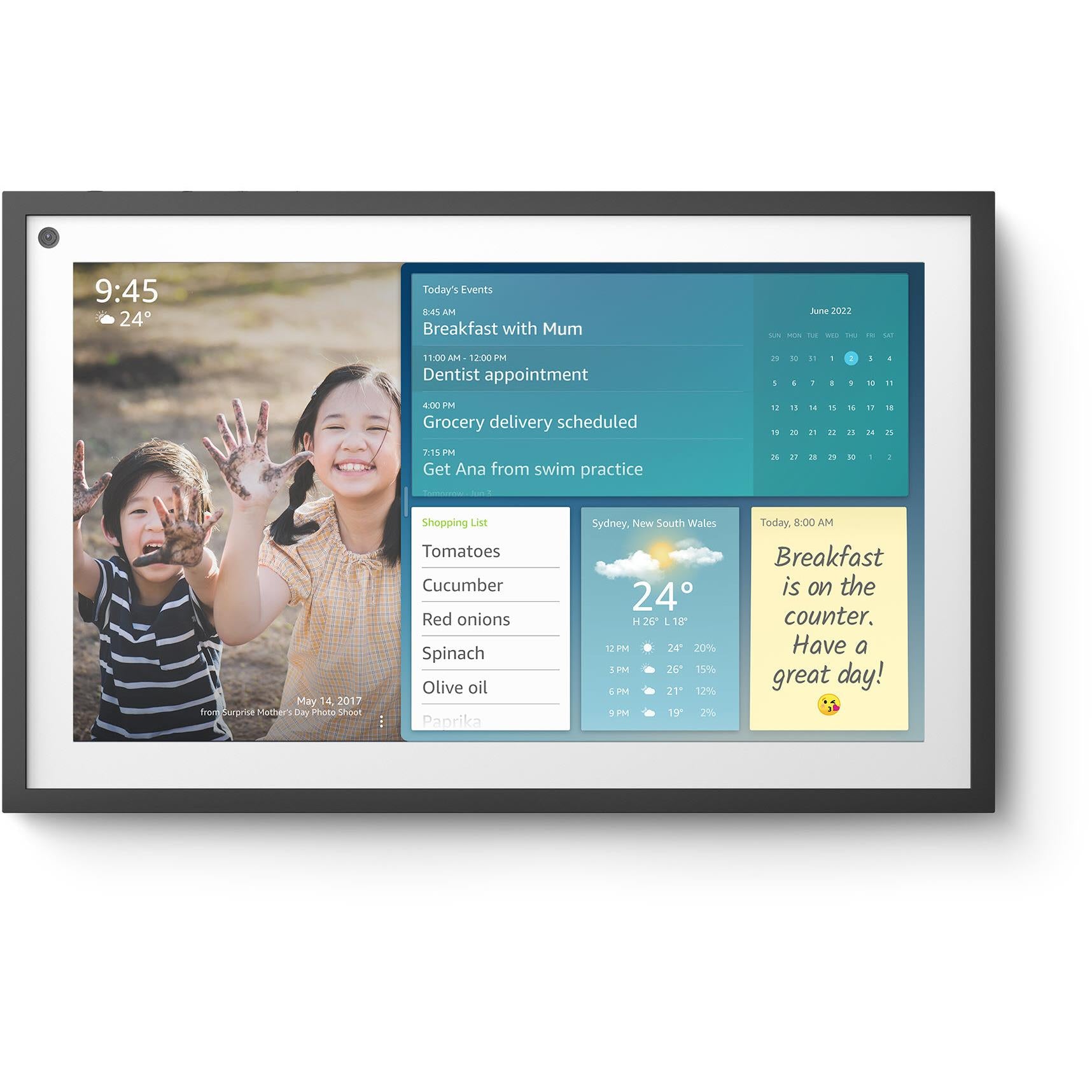 Echo Show 15 15.6 FHD Smart Display with Alexa - JB Hi-Fi